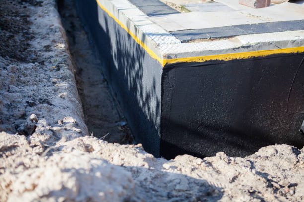 Residential Wet Basement Repair installation at a Whitehall, OH home by SJ Waterproofing Pros