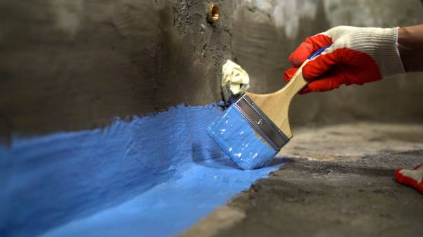Commercial Wet Basement Repair project at a Whitehall, OH business property by SJ Waterproofing Pros
